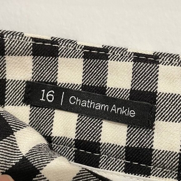 Talbot Women Chatham Ankle Checkers Size 16 Pants - Picture 7 of 13